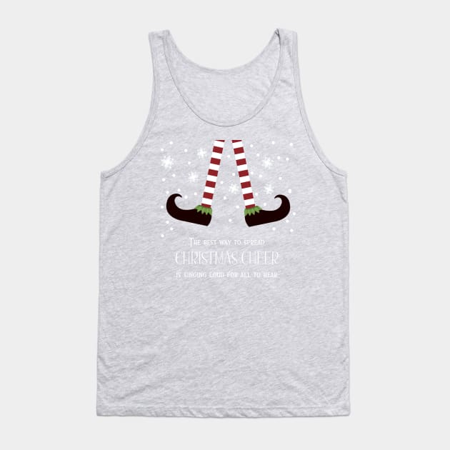 Christmas Cheer Tank Top by CafePretzel